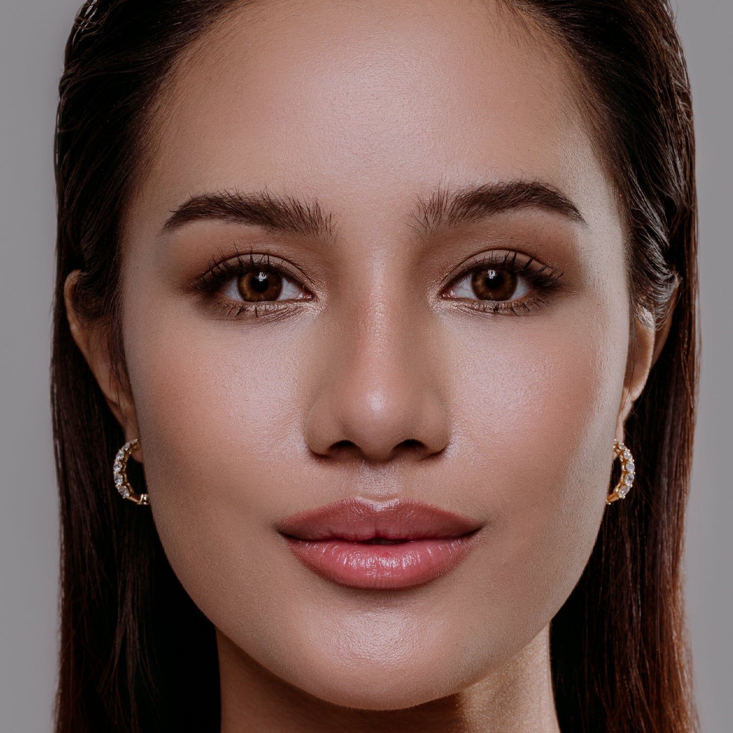 Classic yet bold, Gold Haven Huggee Earrings showcase 12 round lab diamonds in a refined hoop design, set in 14K gold with a total carat weight of 1.80 carats.