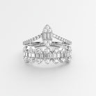 Elegant 18K Gold Tiara Ring with Natural Diamonds by KARP