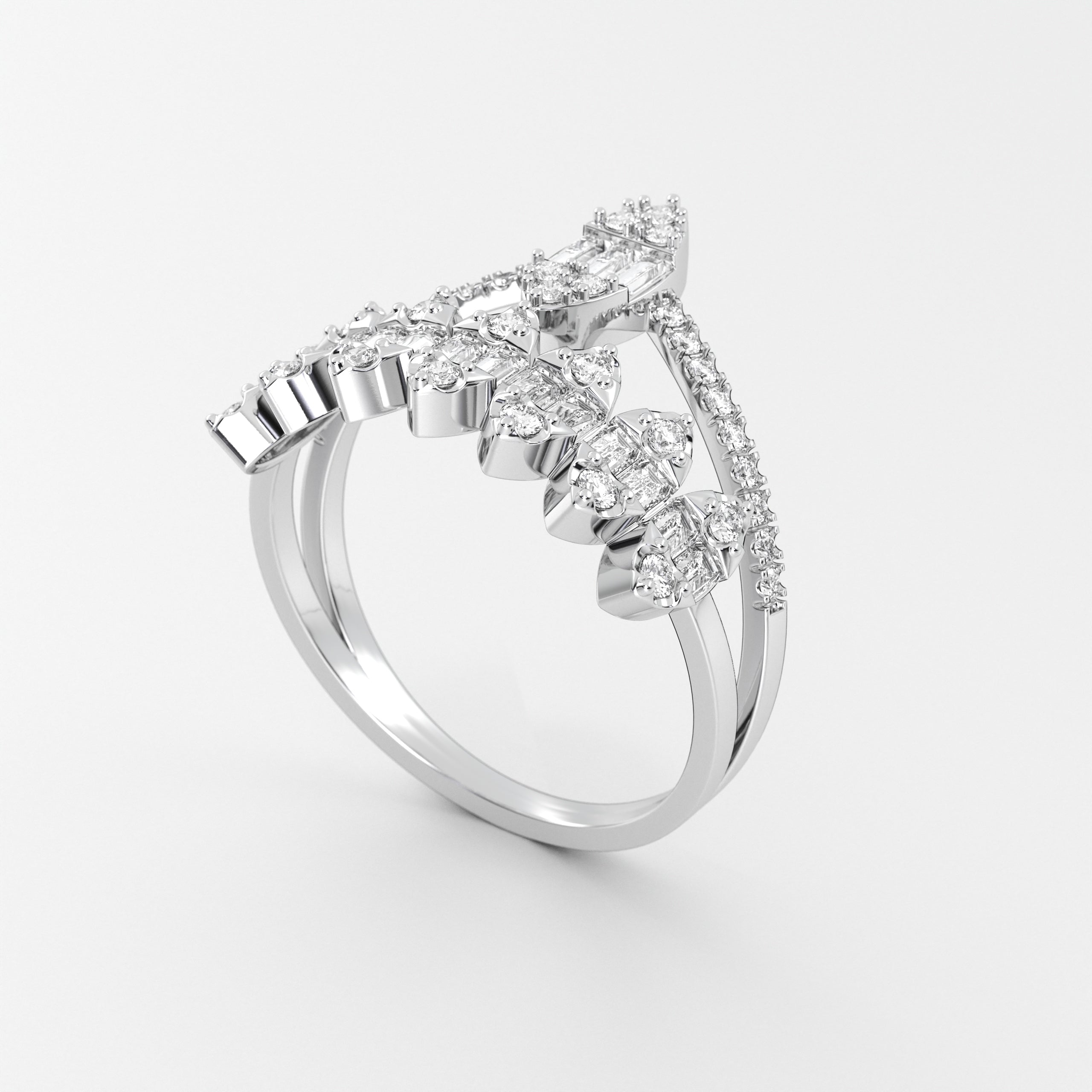 Dazzling Diamond Tiara Ring – Royal-Inspired Jewelry by KARP