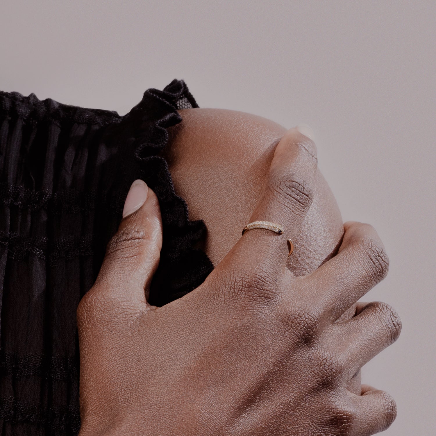 Elegant open design serpent ring in yellow gold by Gold Haven