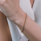 Elegant solid gold tennis bracelet with sparkling natural diamonds – GH Petite