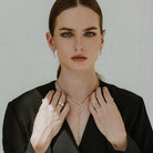 Meridian Necklace by KARP with 1.07 carats of natural diamonds