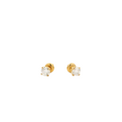 Timeless gold diamond stud earrings with VS clarity diamonds, set in 14k yellow gold for elegance and sophistication