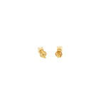 Brilliant-cut diamond stud earrings in 14k yellow gold, featuring VS clarity diamonds for elegant sophistication and sparkle.