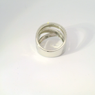 KARP 18K White Gold Rivière Ring with 126 Diamonds – Perfect for Luxury
