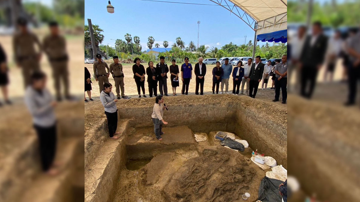 En Route: The Ancient Burial Ground of Don Yai Thong — Image Credit: Matichon Online