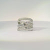 Luxury Diamond Rivière Ring in 18K White Gold – KARP Collection