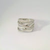 Stunning Diamond Rivière Ring – 18K White Gold with Ethical Diamonds