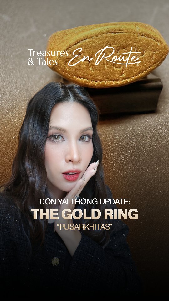 Treasures & Tales En Route: Don Yai Thong update — the gold ring inscribed “Pusarkhitas”